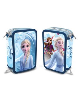 FROZEN 2 PENCIL CASE 3 ZIPPER