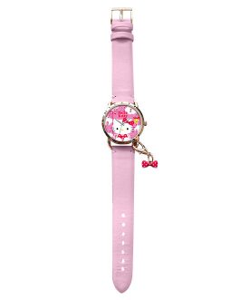 RELOJ ANALOGICO GRABADO DIAL  C&AHELLO KITTY