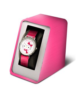 ANALOG WATCH IN METAL BOX HELLO KITTY