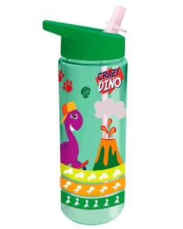 PLASTIC BOTTLE 500ML CRAZY DINO