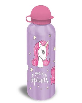 UNICORN ALU. BOTTLE 3 DESIGNS ASST. 500 ML