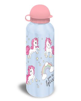 UNICORN ALU. BOTTLE 3 DESIGNS ASST. 500 ML