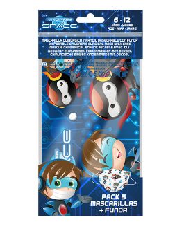 CHILD MASK 5PCS + CASE TYPE R2 SPACE LOT 202007127