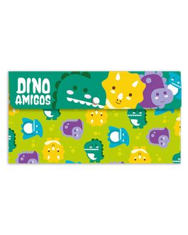 CHILD MASK 5PCS. WITH CASE DINO GIGGLE – R2