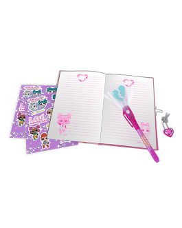 STATIONERY SET WITH DIARY AND MAGIC PEN LOL
