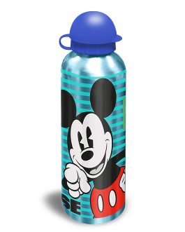 MICKEY ALU. BOTTLE 3 DESIGNS ASST. 500 ML