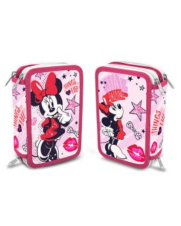 MINNIE ESTUCHE 3 CREMALLERAS