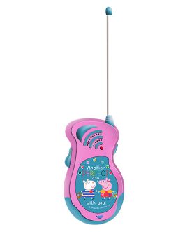 SET DIGITAL WATCH AND WALKIE TALKIES PEPPA PIG