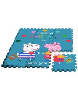 FOAM MAT 9PCS WITH BAG PEPPA PIG