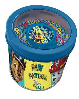 ANALOG WATCH IN METAL BOX PAW PATROL