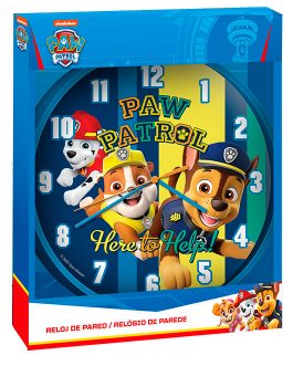 WALL CLOCK PAW PATROL