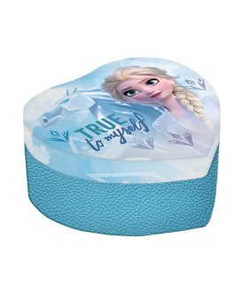 PU HEART SHAPED JEWELRY BOX FROZEN 2