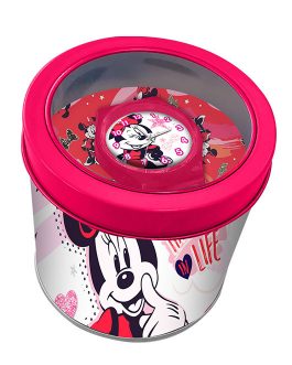 ANALOG WATCH IN METAL BOX MINNIE