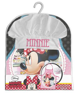 SET CHEF HAT AND KITCHEN APRON MINNIE