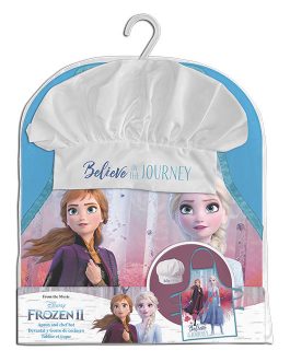 SET CHEF HAT AND KITCHEN APRON FROZEN