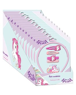 6PCS ACCESSORIES IN PVC BAG UNICORN