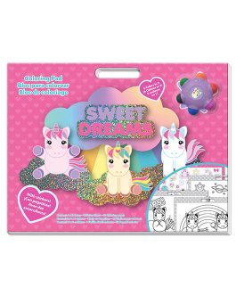 SET OF COLOURING PENCILS A3 WITH 6 LAPICES DE COLORES SWEET DREAMS