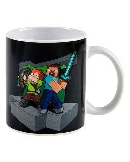 MINECRAFT EARTH HEAT CHANGE MUG