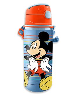 ALUMINIUM WATER BOTTLE WITH HANDLE 500 ML MICKEY