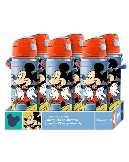 ALUMINIUM WATER BOTTLE WITH HANDLE 500 ML MICKEY