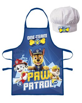 #SET CHEF HAT AND KITCHEN APRON PAW PATROL