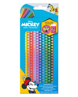 SET PENCILS 12 COLOURS MINNIE